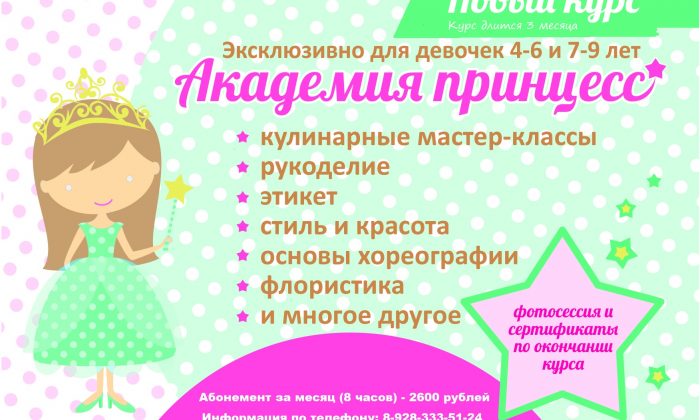 академия принцесс в новороссийске